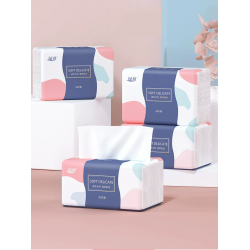 New In 2025 1pc/6pcs Recyclable Paper Multifunctional Tissues Thick Towels Durable Hand Towel