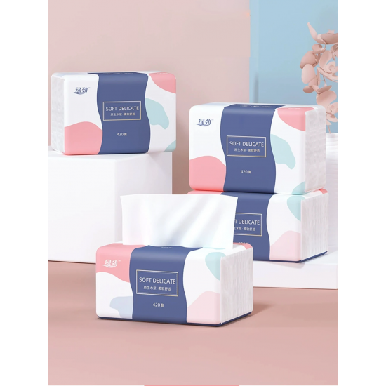 New In 2025 1pc/6pcs Recyclable Paper Multifunctional Tissues Thick Towels Durable Hand Towel