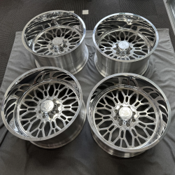 Kg1 Same Type 28x14 28x16 30x14 30x16 Concave Forged 4x4 Offroad 8x170 8x180 8x6.5 Polished Truck Wheels for Chevrolet Silverado