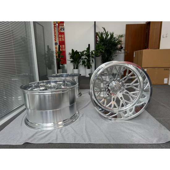 Kg1 Same Type 28x14 28x16 30x14 30x16 Concave Forged 4x4 Offroad 8x170 8x180 8x6.5 Polished Truck Wheels for Chevrolet Silverado