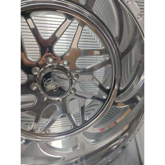 Kg1 Same Type 28x14 28x16 30x14 30x16 Concave Forged 4x4 Offroad 8x170 8x180 8x6.5 Polished Truck Wheels for Chevrolet Silverado