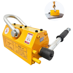Steel Magnetic Lifter Lifting Magnet with Release Heavy Duty Permanent Lift Magnets for Hoist Shop Crane Block Board 1320LB