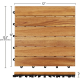 54PCS Acacia Wood Interlocking Flooring Tiles Waterproof Flooring for Outdoor & Indoor Patio,Balcony,Garden,Poolside,1