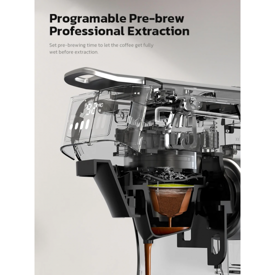 HiBREW 6in1 Capsule Coffee Machine Hot/Cold Multiple Espresso Cafetera Cappuccino Coffee Maker Dolce Gusto Nespresso Powder H1B